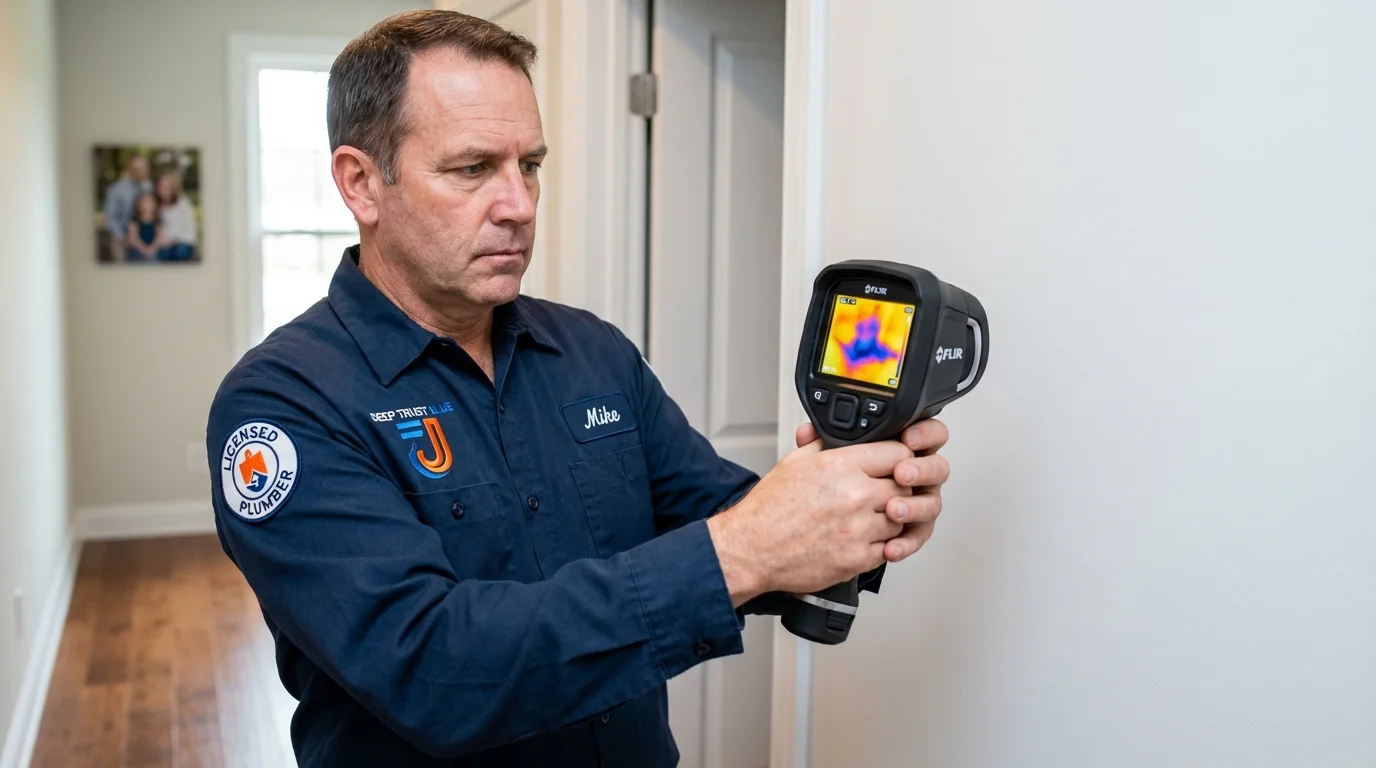 Thermal imaging leak detection by Johns Plumbing LLC in Waianae